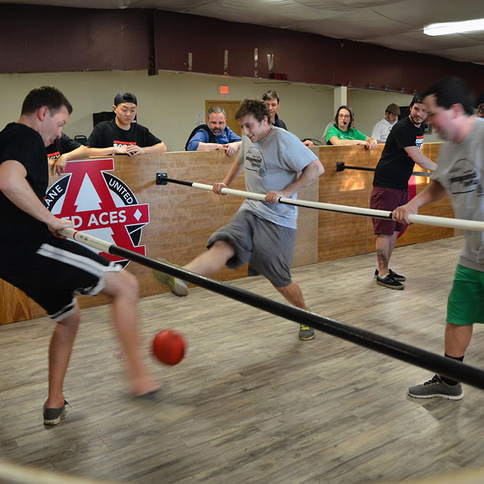 Human Foosball Playground Sports